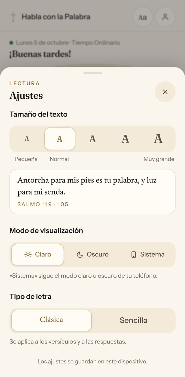 Habla con la Palabra, screen 9