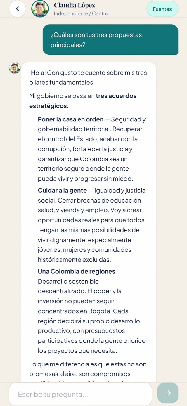 Vota Informado — captura de pantalla 3