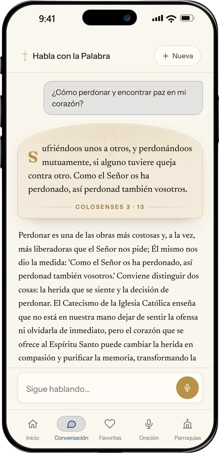 Habla con la Palabra, pantalla 2