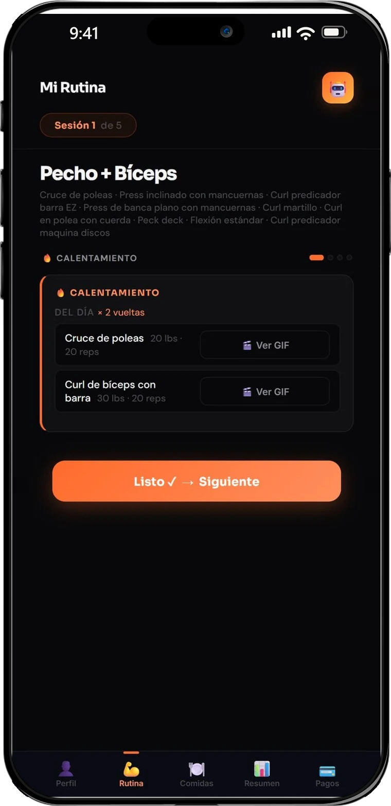 Mi Rutina — captura de pantalla 1